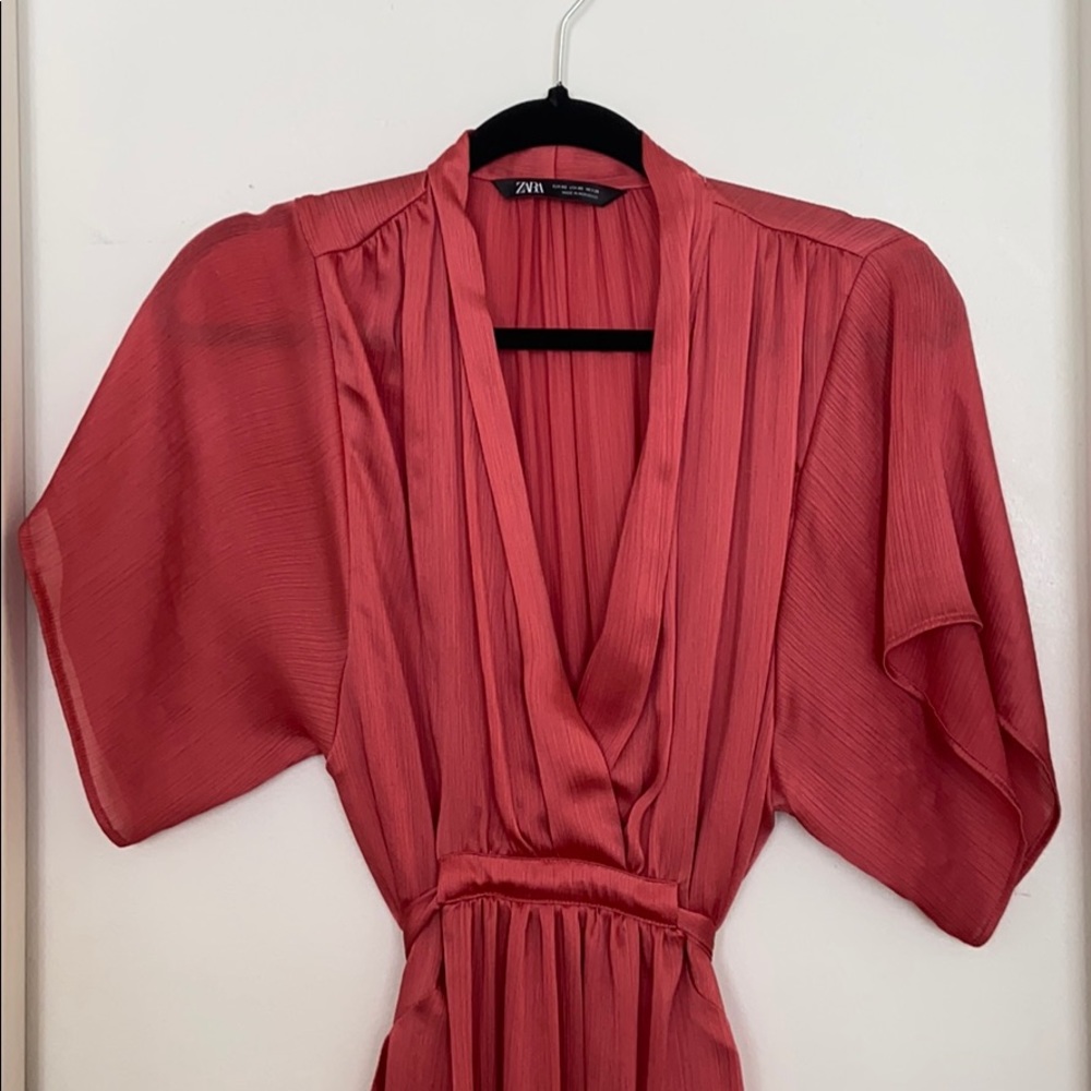 Zara Silky Maxi Dress